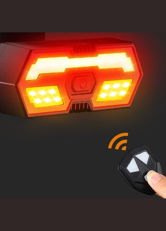 Задний фонарь велосипедный YP0701314 габаритный с указанием поворотов для велосипеда 9шт West Biking (352011834)