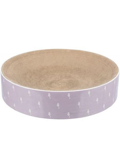 Царапка-лежак Lilly для кошек, с кошачьей мятой, картон, d 45х10 cм (светло-сиреневая) Trixie (349823238)