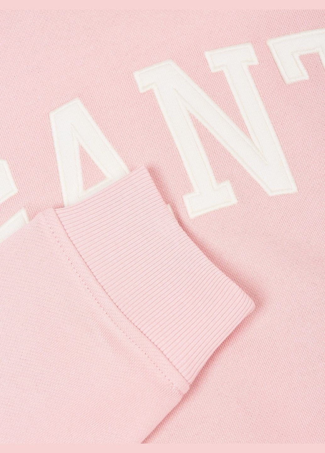 Свитшот с брендовой надписью Gant - крой розовый - (294206407)