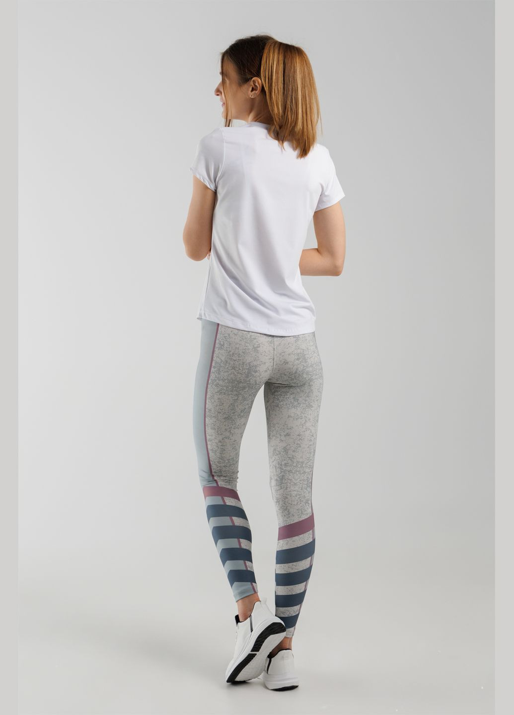 Лосини фітнес жіночі ST0006 Світло-сірий Speed life (316000711)