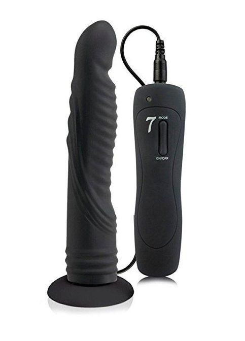 Вибратор с присоской Чёрный Дракон L 20 см фаллоимитатор на присоске Roger (303891335)