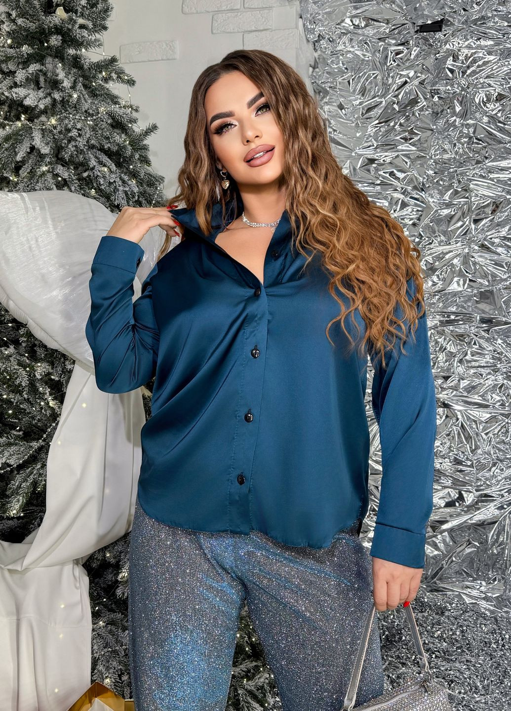 Женский вечерний костюм с люрексом No Brand (318155183)