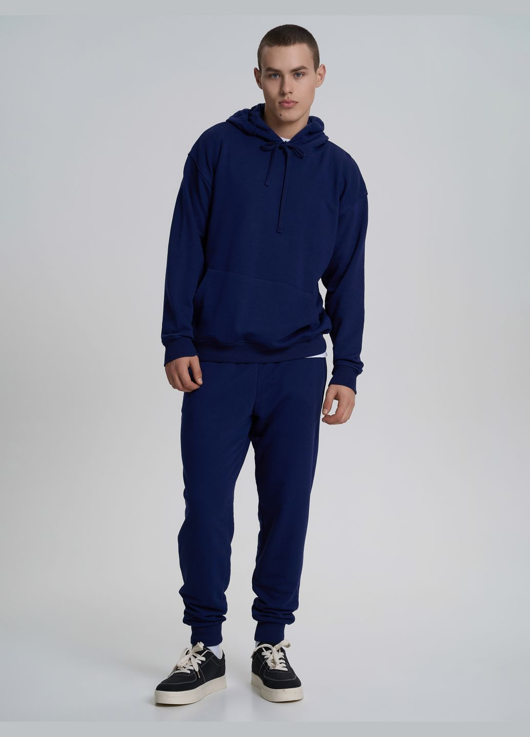 Штани чоловічі спортивні у кольорі сірий меланж ТМ РОЗА Роза (324811569)