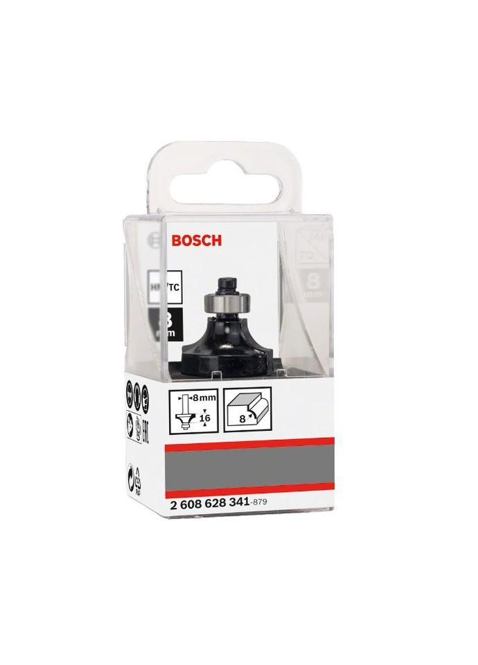 Профильная фреза (28.7х8х53 мм) Standard for Wood кромковая с подшипником (21752) Bosch (290253652)