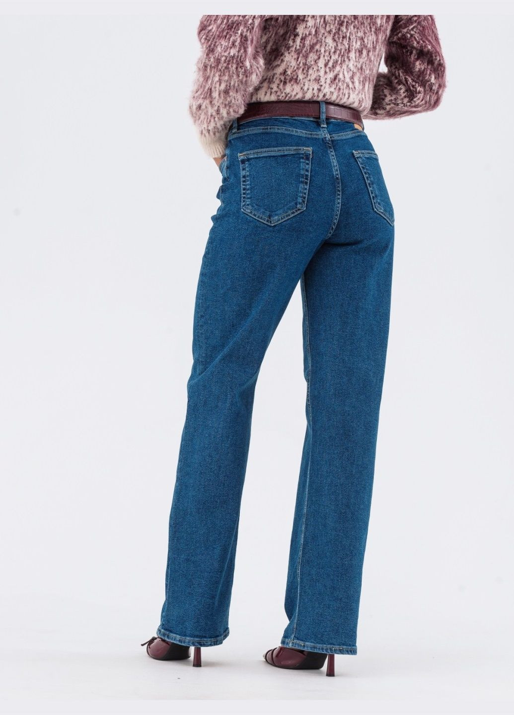 джинси-труби синього кольору Dressa - (287340351)