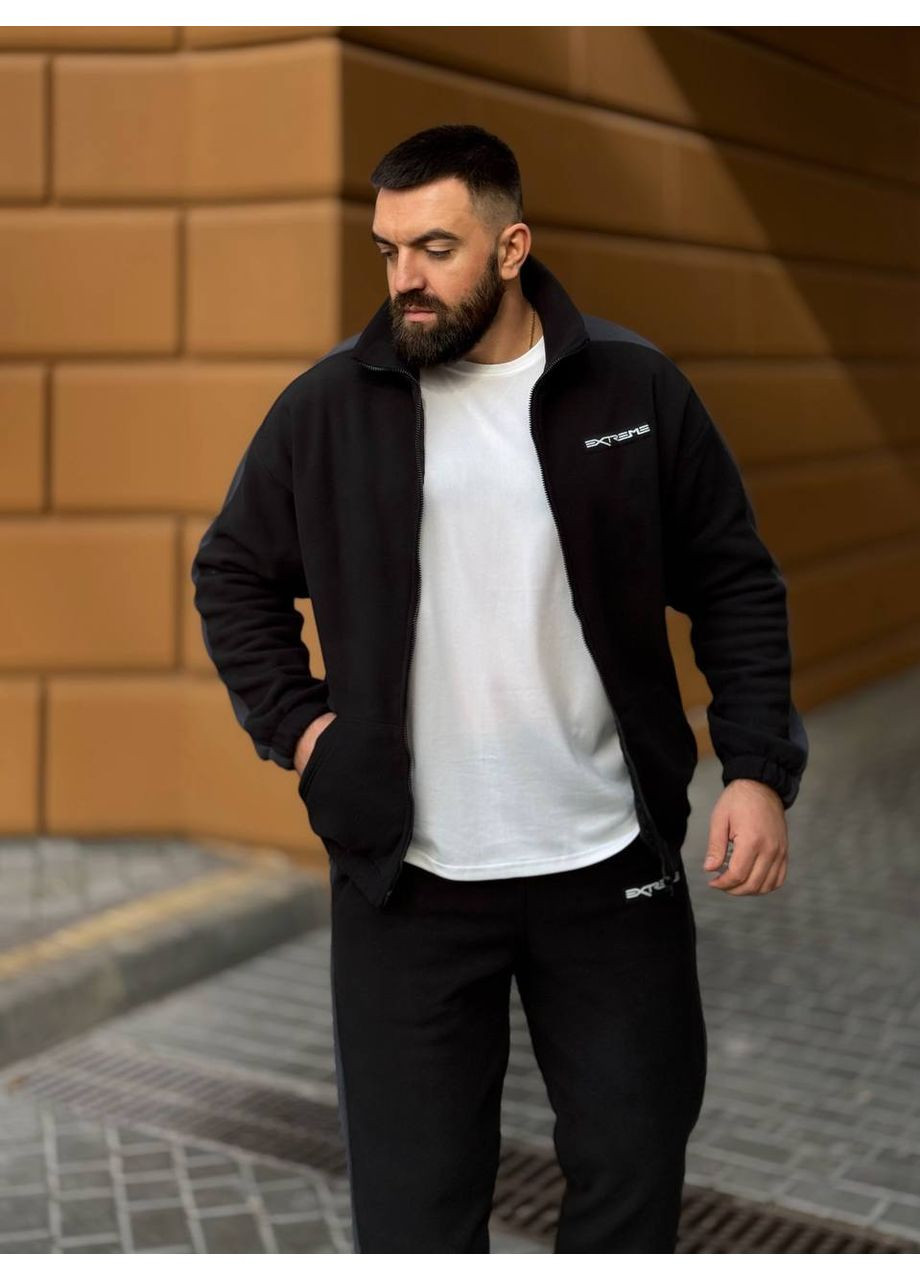 Теплый мужской костюм на змейке из флиса Fashion (366669085)