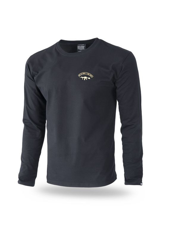 Черный демисезонный лонгслив Dobermans Aggressive