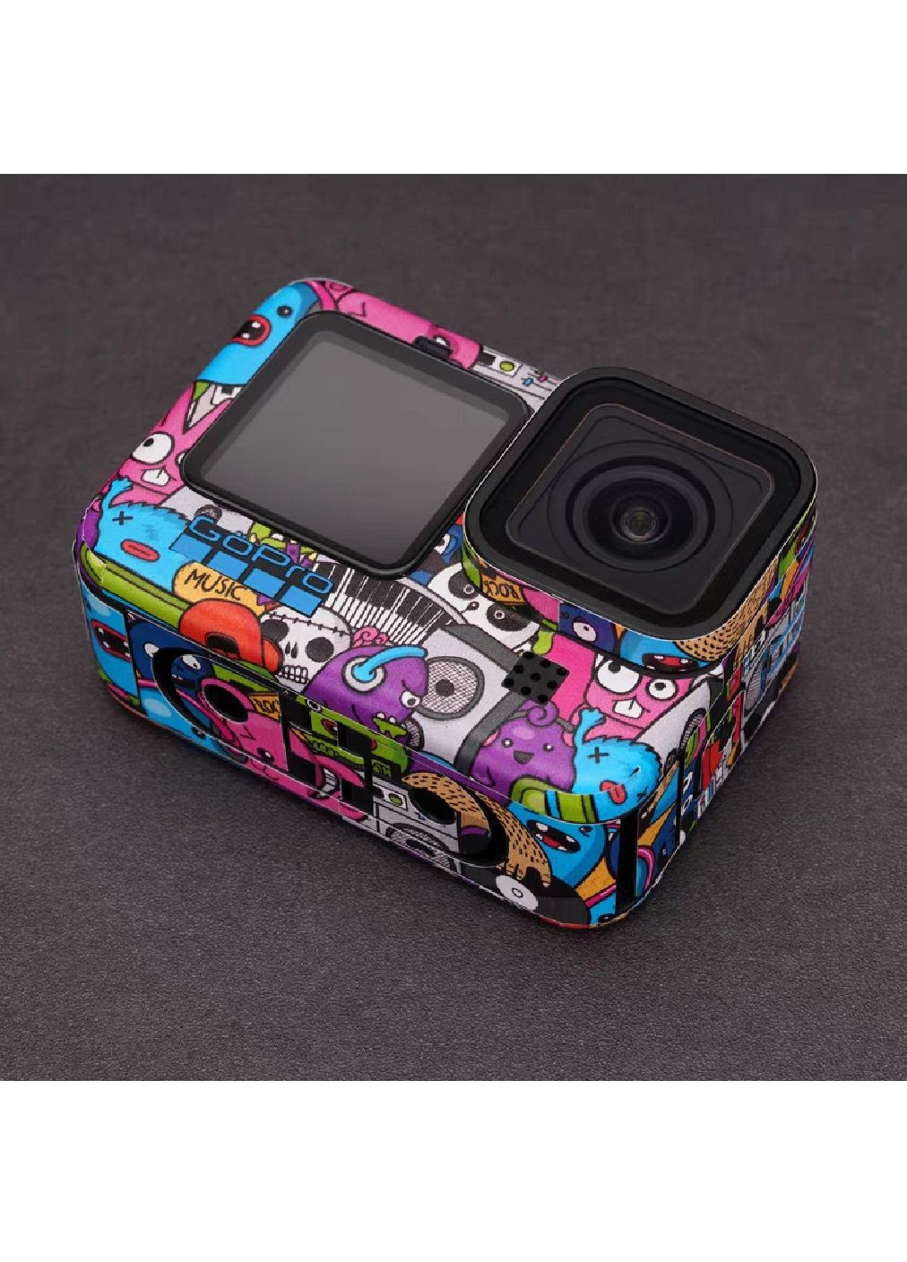 Наклейка вінілова захисна кольорова від подряпин бруду потертостей для екшн камер GoPro Hero 12 11 10 9 (477484-Prob) Unbranded (297569296)