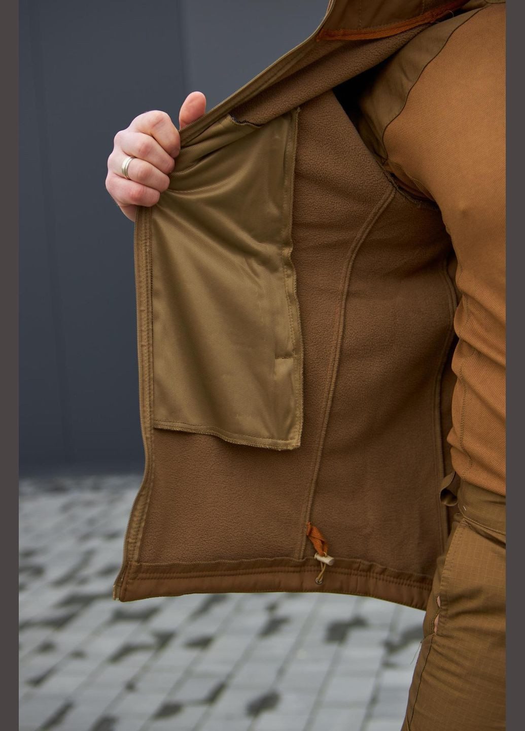 Тактична куртка Sof-shell койот UA (303700974)