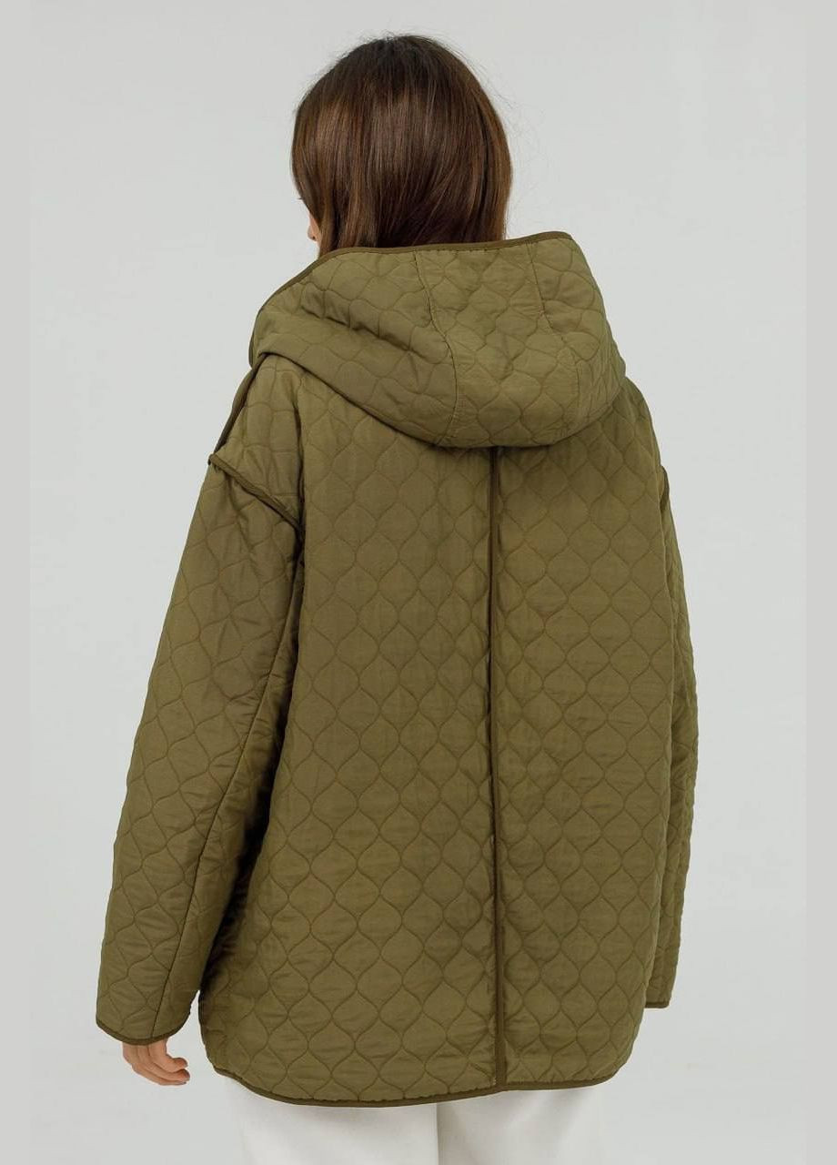 Оливковая (хаки) зимняя куртка Astrid