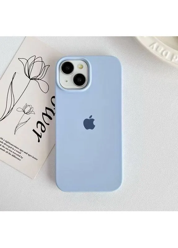 Силіконовий чохол матовий блакитний, для iPhone 13 Pro Max No Brand (388366866)