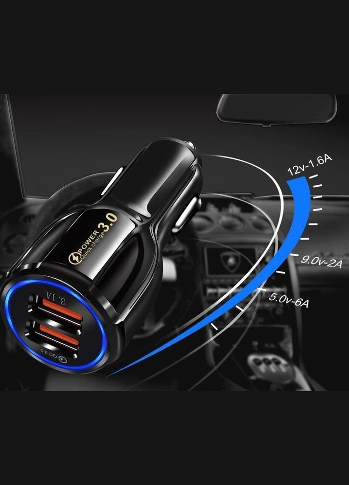 Автомобильное зарядное устройство для CWa 2USB PD18W QC 3.0 (CT050555) PD (318346954)