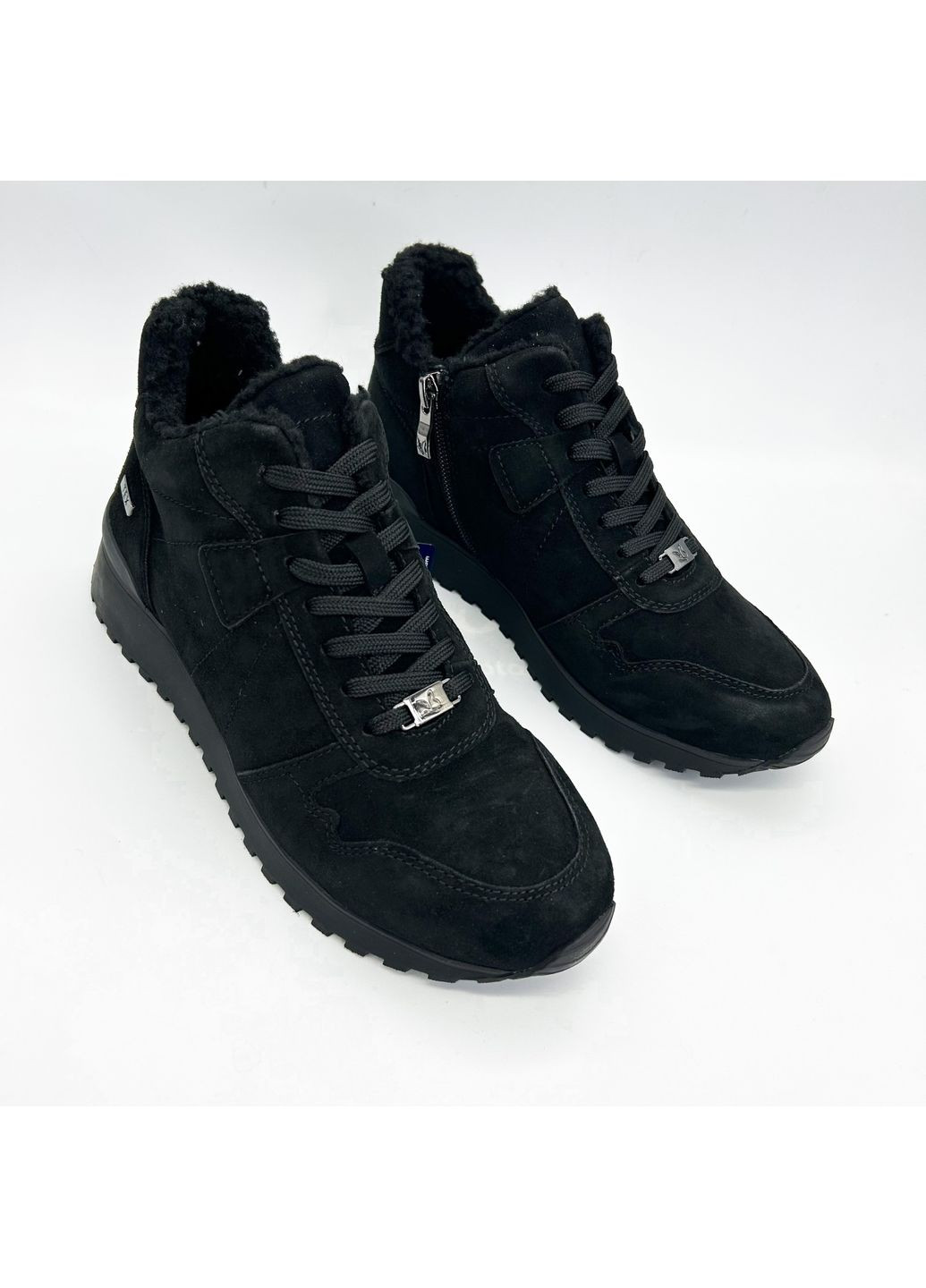 Кроссовки (р) Замша 0-1-1-9-26210-41-004 Caprice чёрные зима (276251109)