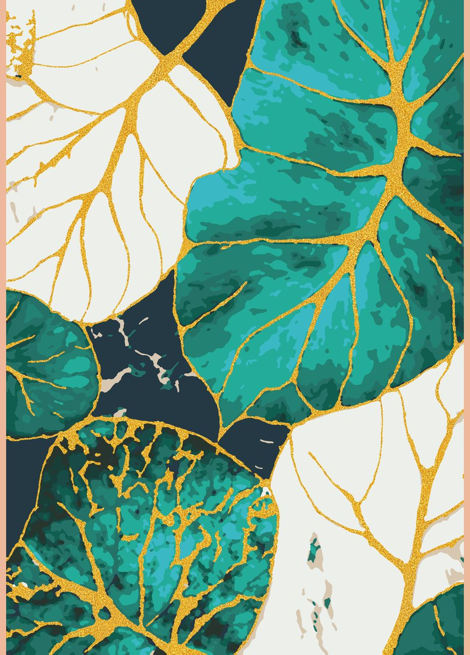 Набор картин по номерам с металлическими красками Золотой сад (ITR-064) 3 шт. Riviera Blanca (303136064)