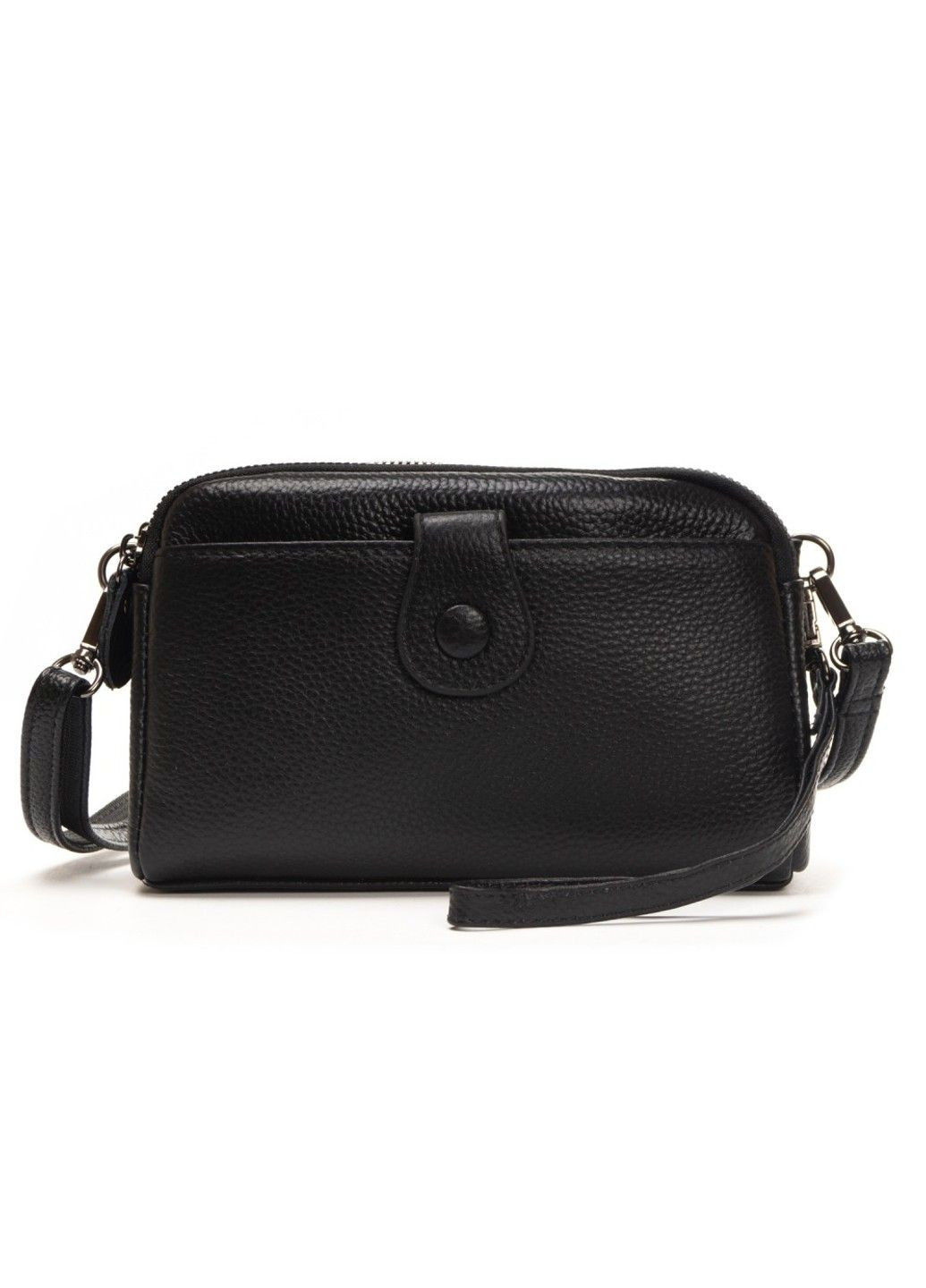 Жіночий молодіжний шкіряний клатч 88085 black Alex Rai (336144326)