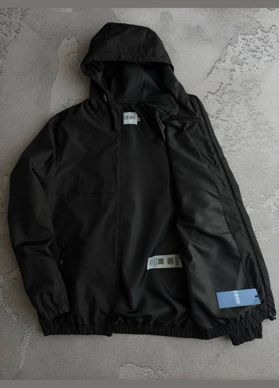 Черная ветровка No Brand