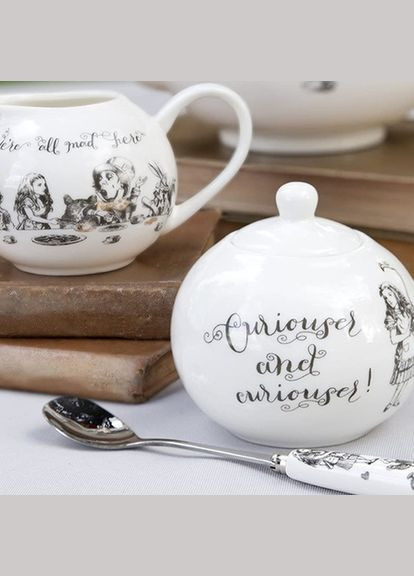 Цукорниця і місткість для вершків V and A Alice in Wonderland 2 пр VA5227082 LIFETIME BRANDS (316615795)