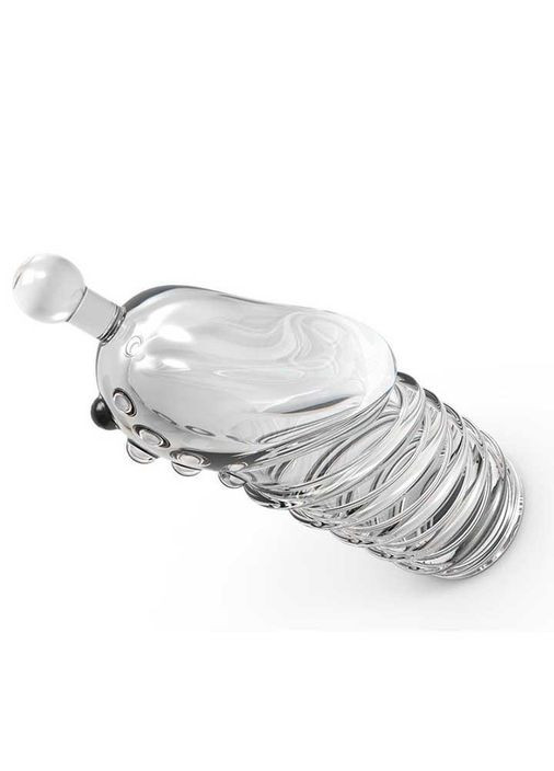 Эргономичная насадка для интенсификации ощущений 10 см Прозрачный K0719-2 No Brand (368669098)