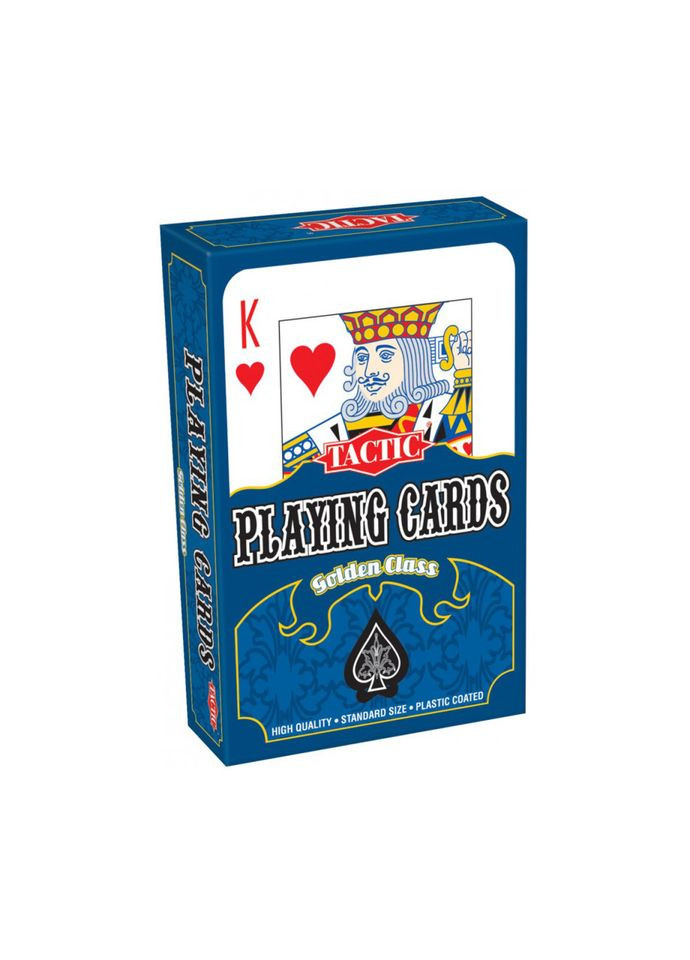 Карти гральні "Golden cards" 00489 із пластиковим покриттям Tactic (306815233)
