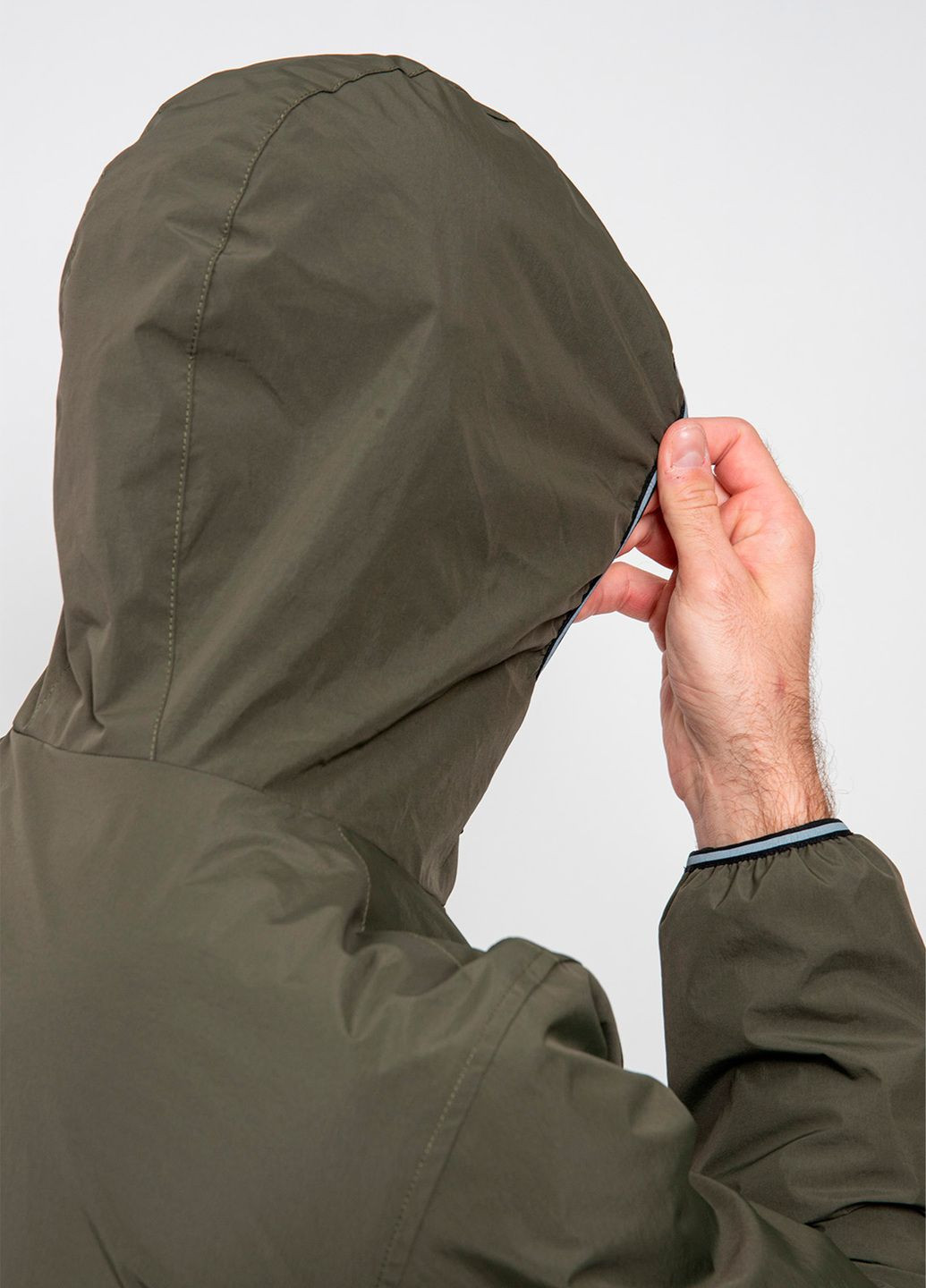 Оливковая (хаки) демисезонная куртка Fred Mello