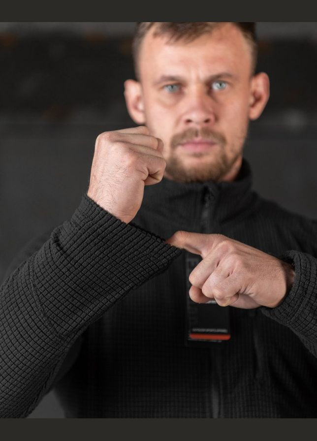 Тактическая мужская демисезонная кофта Windblock Tactical черная No Brand (307084065)