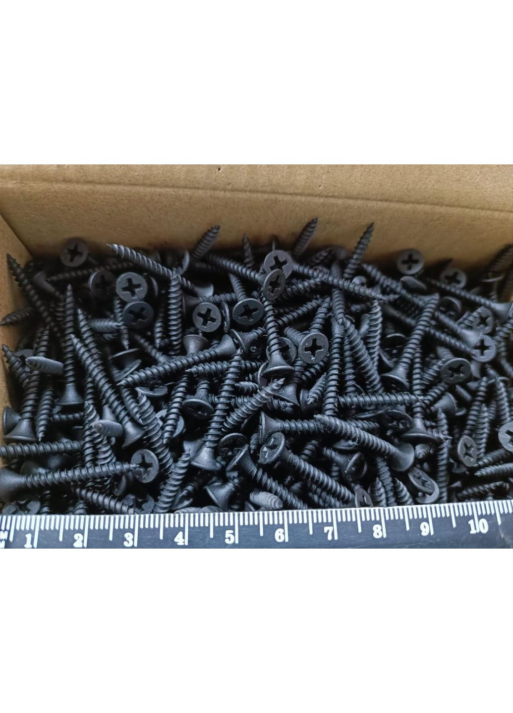 Саморіз високоміцний для гіпсокартону по металу 3,5×30 з потайною головкою шуруп фосфатований чорний (100 шт) Zip-пакет Shenzhen (369717804)