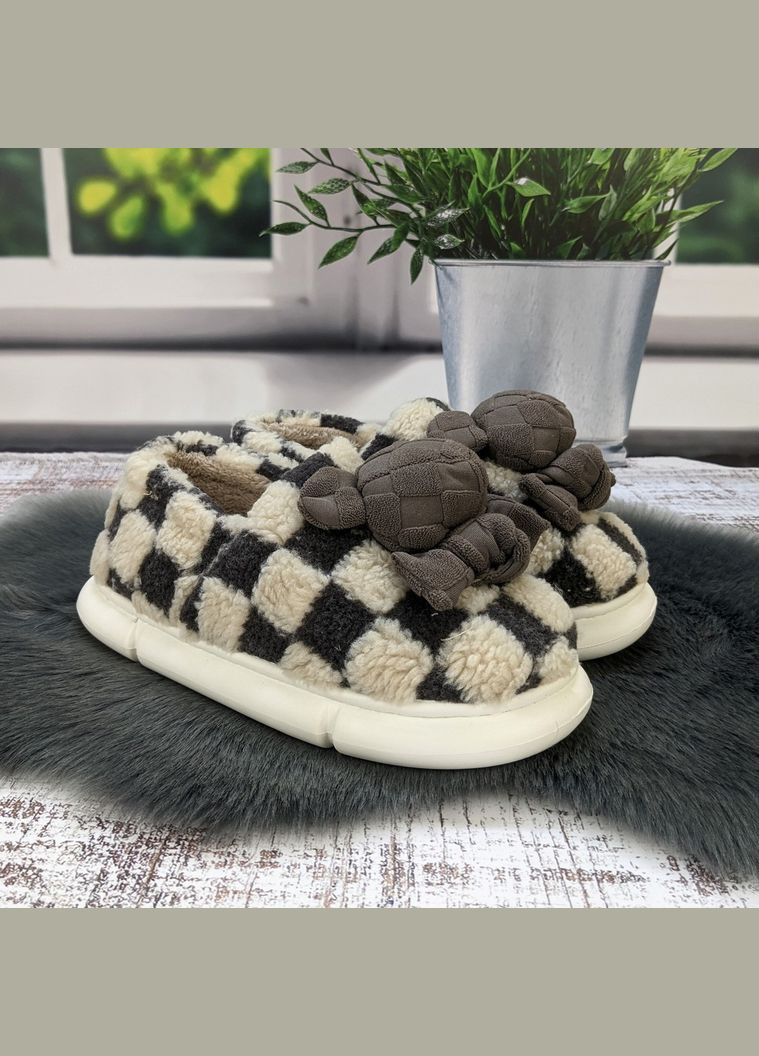 Коричневые тапочки чуни мужские Fashion