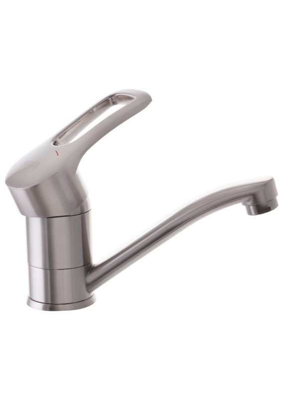 Змішувач для умивальника Hansberg 004 нержавейка (вилив 15 см) (HB0190) Haiba (321962542)