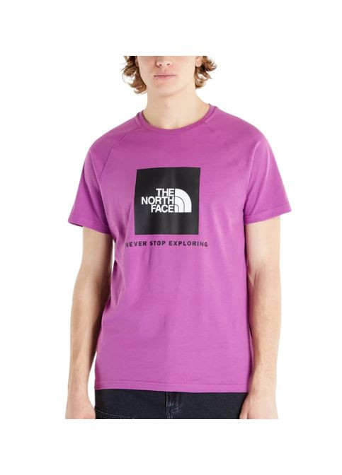 Фіолетова футболка the north face s/s raglan redbox tee New Balance