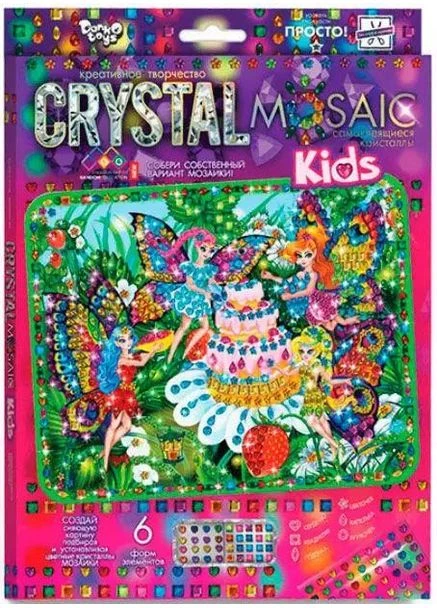 Набор для творчества Crystal Mosaik Kids, (Elab-01-01) Danko Toys (388375236)