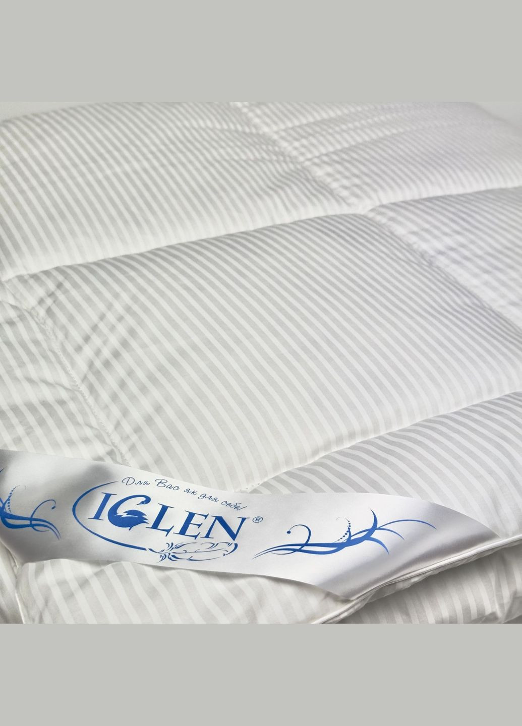 Зимнее одеяло со 100% серым гусиным пухом двуспальное 200х220 (2002201c) Iglen (282313390)