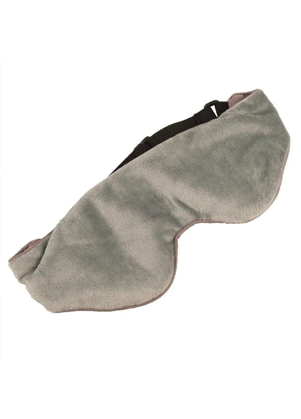 Маска для сна утяжеленная с полным прилеганием к лицу съемной вставкой с микростекольными шариками 30х9х3 см (479456-Prob) Серая Unbranded (319301958)