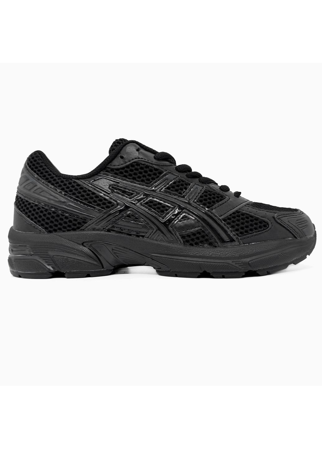 Черные демисезонные кроссовки мужские asics gel-1130 triple black асикс гель 1130 No Brand