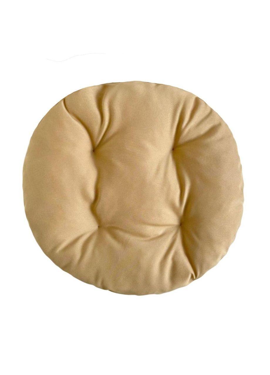 Подушка для крісла Ø 50х8 см кремовий No Brand (324829118)