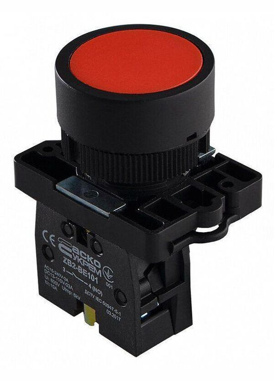 Кнопка керування LAY5-EA42 "СТОП" червона A0140010188 Аско-Укрем (346086929)