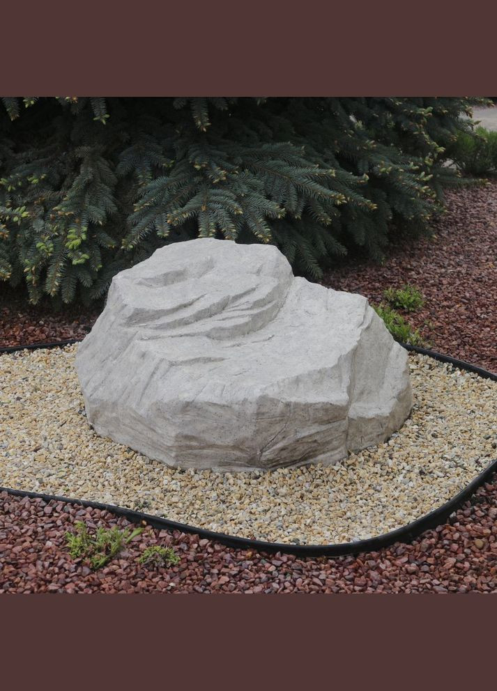 Ландшафтный Валун (камень) беж мрамор 79х77х38 см (ССПГ000095 БежМарм) Гранд Презент (285720641)