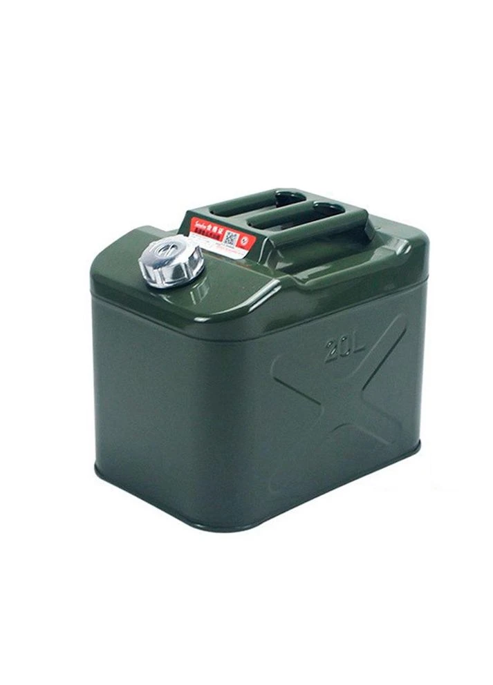 Каністра YT-HS-FX-20L, металева з клапаном + гнучка лійка, 20 л, 355х255х310 мм, Green Merlion (314828019)