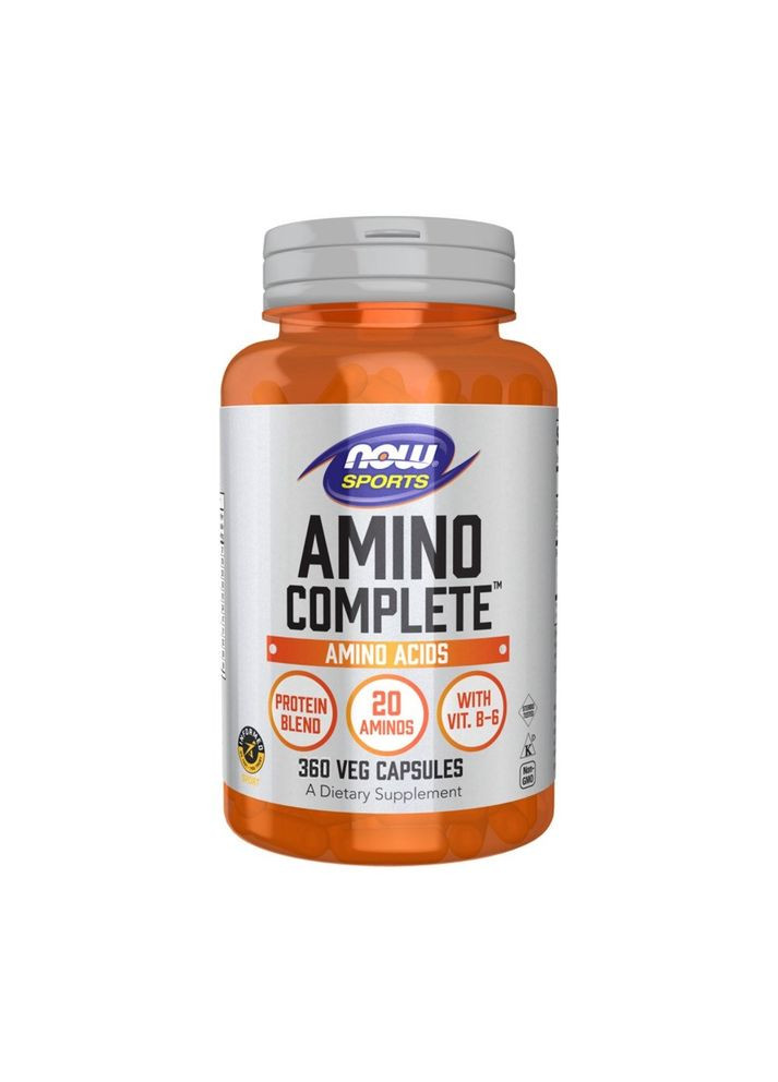 Аміно Комплекс, Sports, Amino Complete,, 360 капсул Now Foods (326054887)