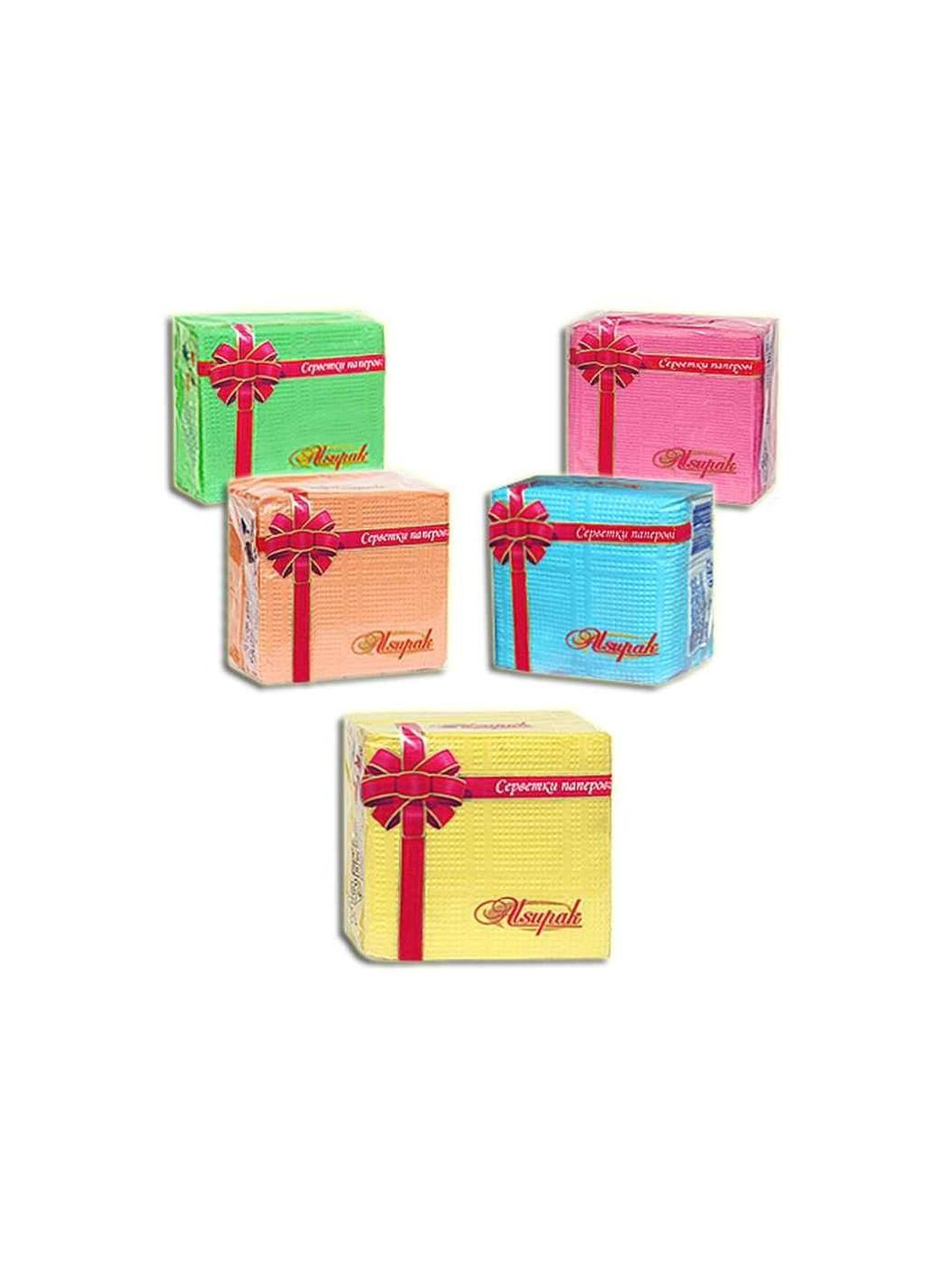 Серветка кольорова 40шт Персикова ТМ АлсуПак Alsupak (305316799)