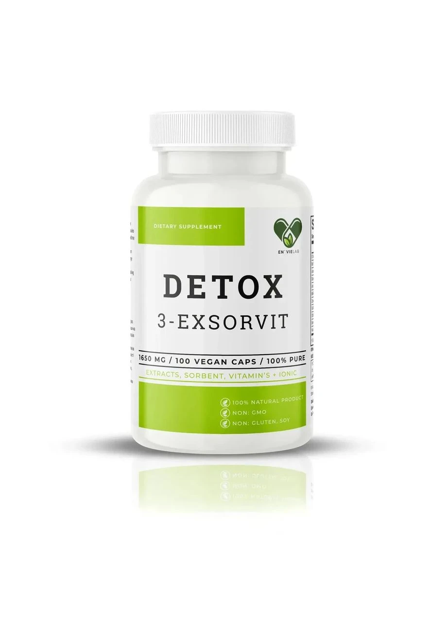 Пищевая добавка Детокс и похудение 3-EXSORVIT, 100 капсул En`vie Lab (361114394)
