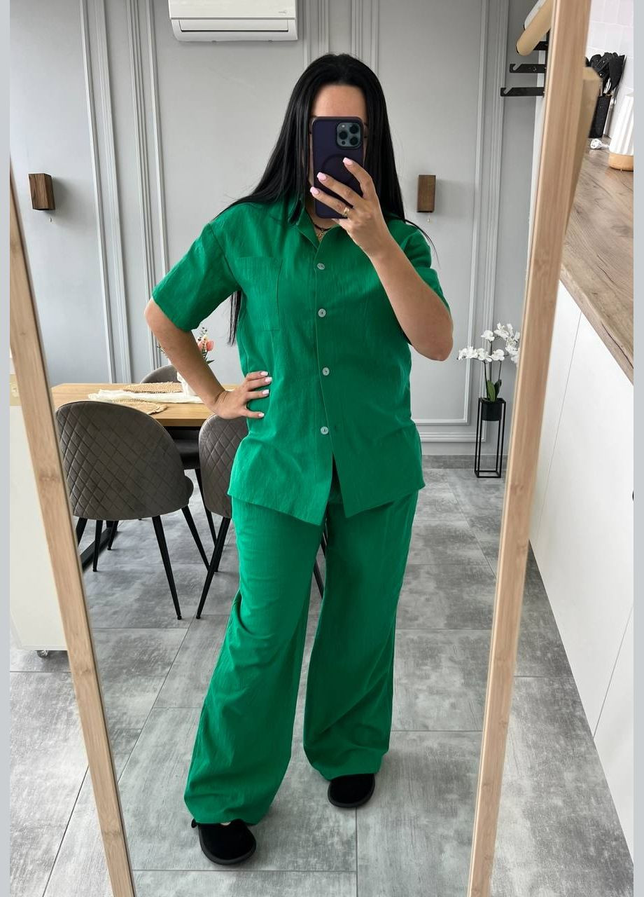 Жіночий костюм сорочка + штани Style Point (334709047)