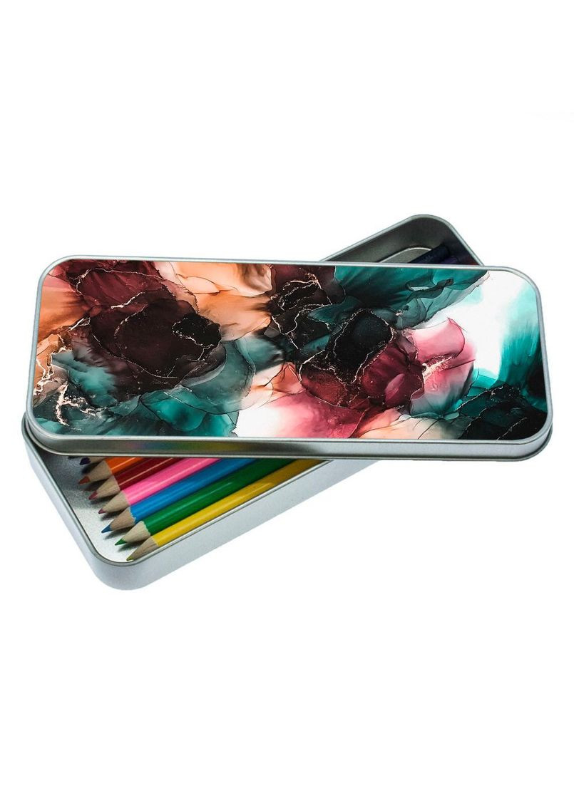 Пенал школьный для мальчика и девочки металлическая женщина из фильма 7*18 см. Silver No Brand (309159417)