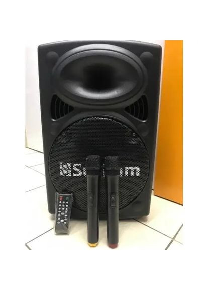 Акустична система Su-Kam BT 150D + 2 мікрофони 150 Вт 7500 mAh black (1924452660) No Brand (325816749)