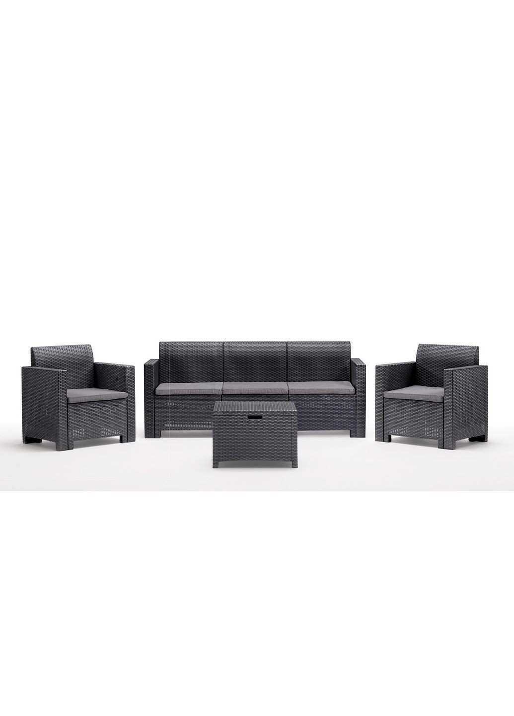 Набор садовой мебели Nebraska 3, графит Bica (329407783)