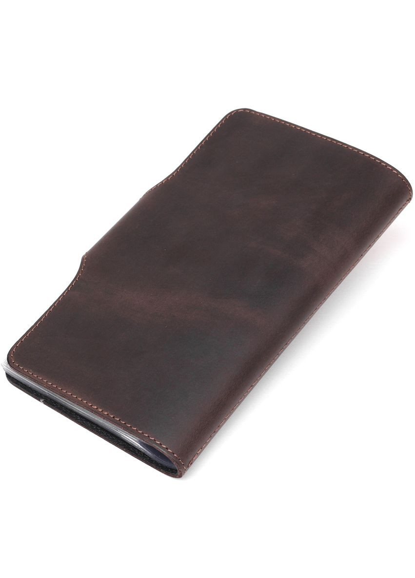 Візитниця велика 13904 шкіряна Коричнева Shvigel (298567840)