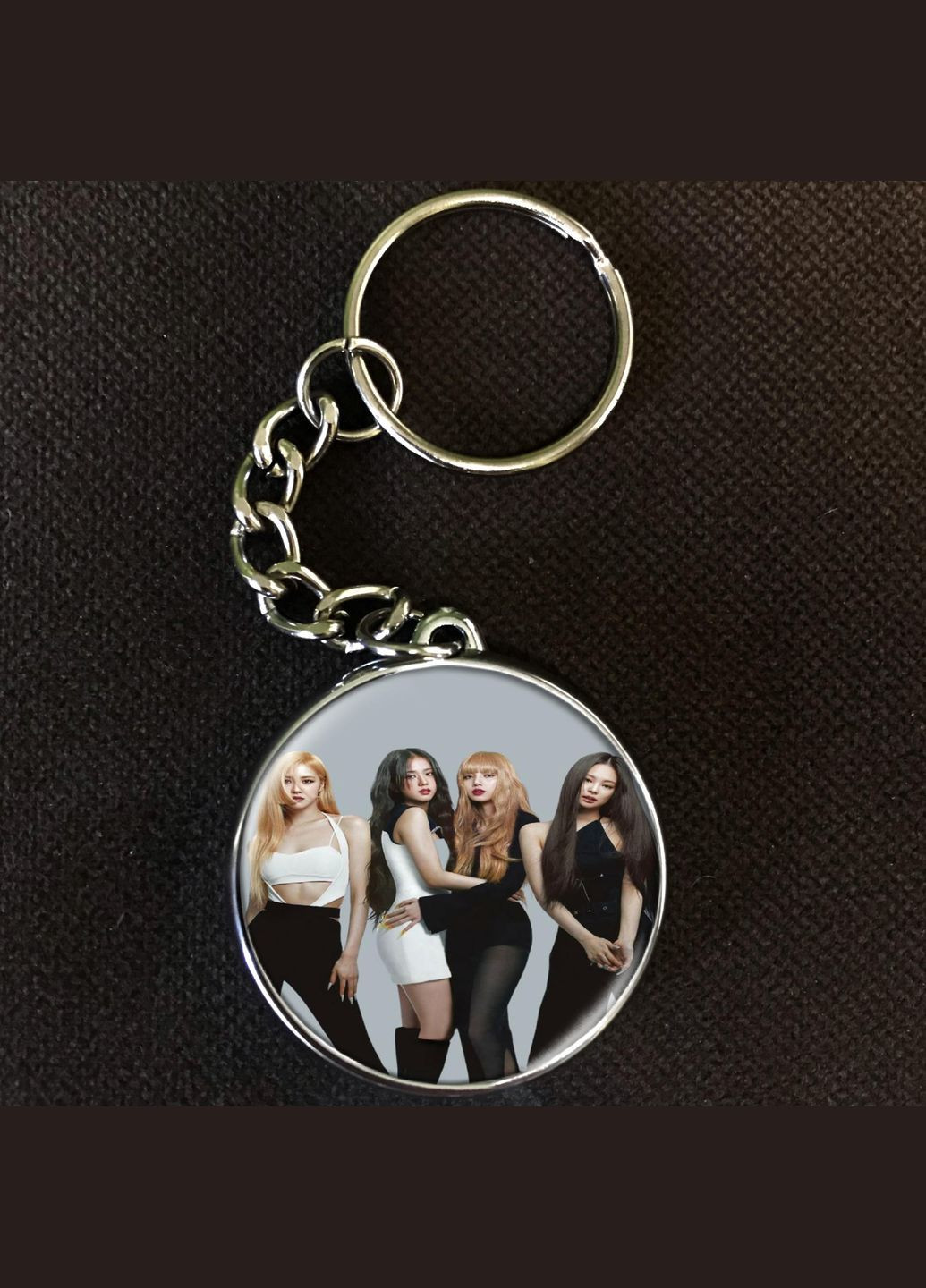 Брелок k pop BLACKPINK #007 silver No Brand (327220293)