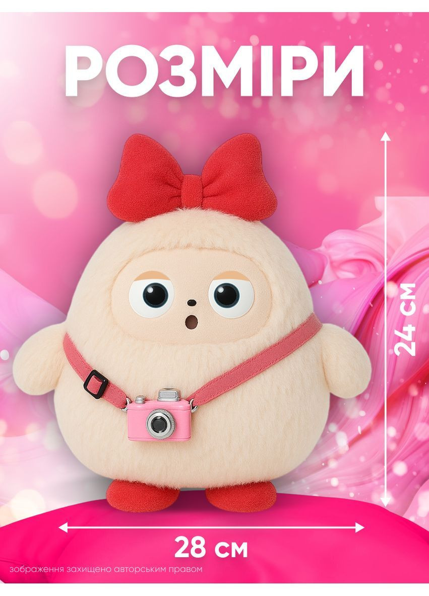 Іграшка з штучним інтелектом для дітей Kiki інтерактивна плюшева лабубу з ШІ розумна з адаптацією поведінки ProDobro 6 (369613013)