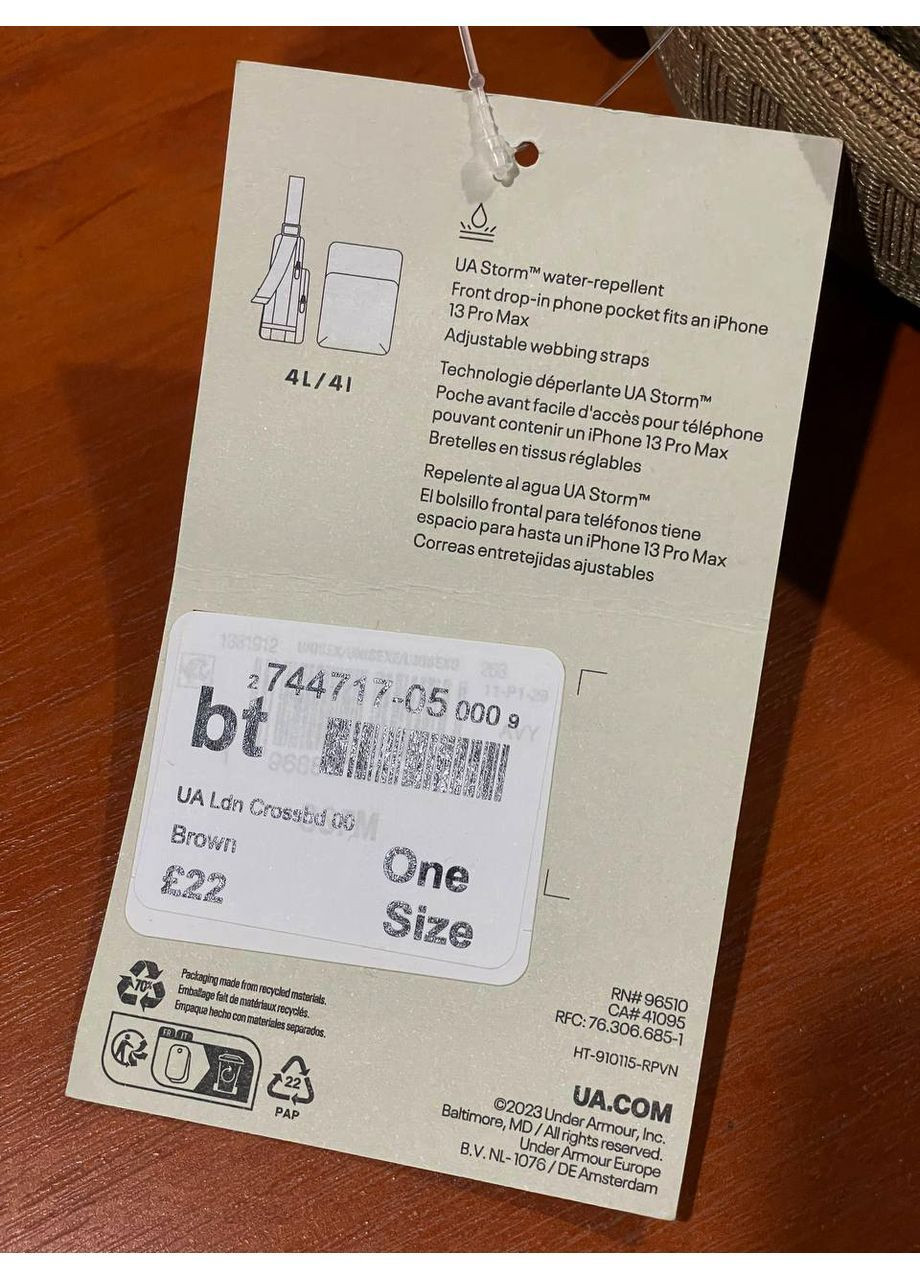 Месенджер сумка на плече Under Armour Loudon Lite Crossbody Bag (363176517)