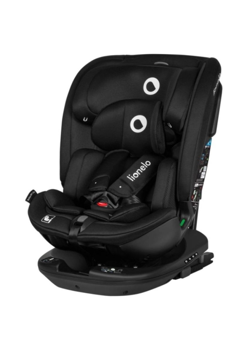 Дитяче автокрісло Bastiaan i-Size Black Carbon, чорне () Lionelo LO-BASTIAAN I-SIZE BLACK CARBON (336329571)