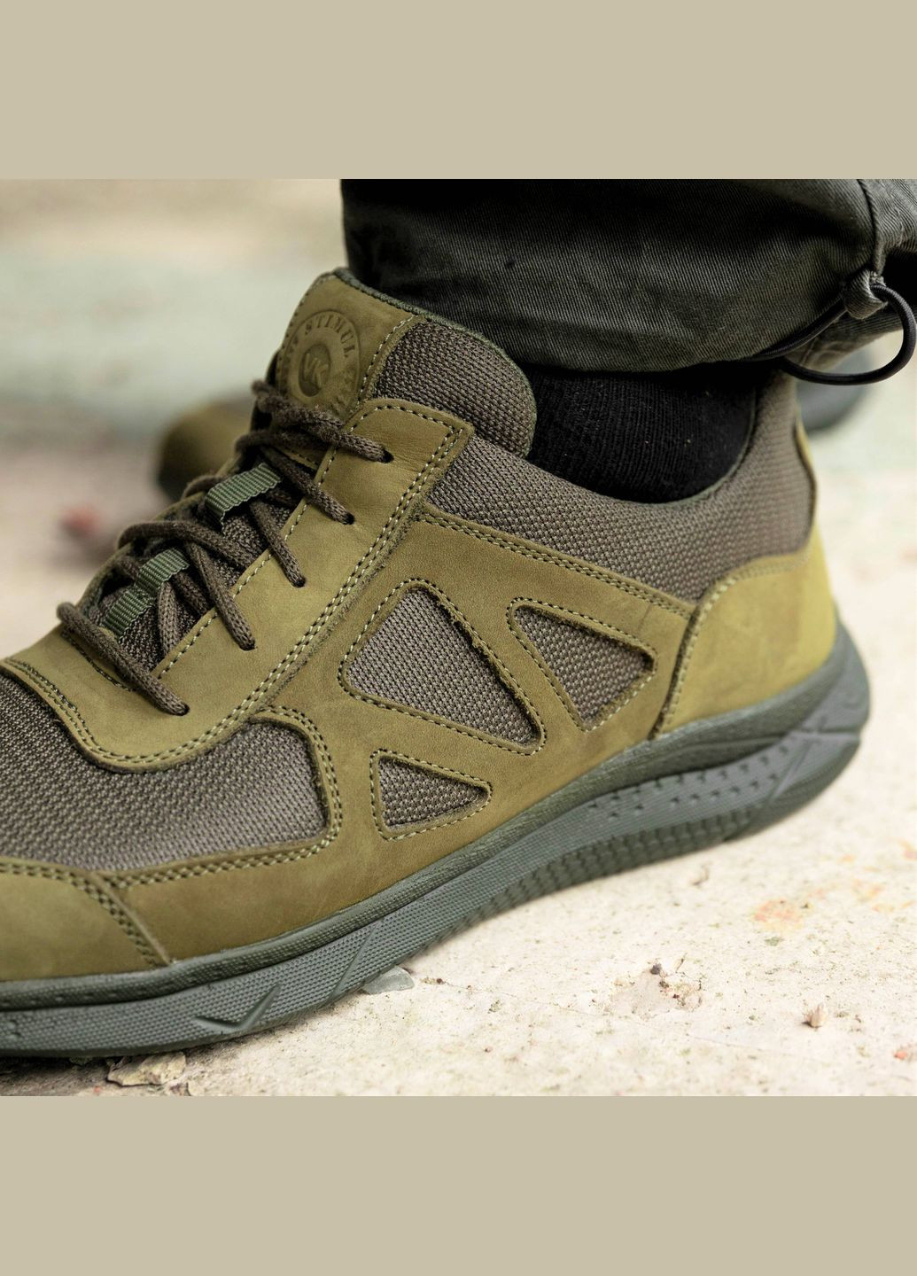 Мужские Тактические Демисезонные Кроссовки. 35-50р Олива. Легкие и удобные! STDM-1047 No Brand (301138831)